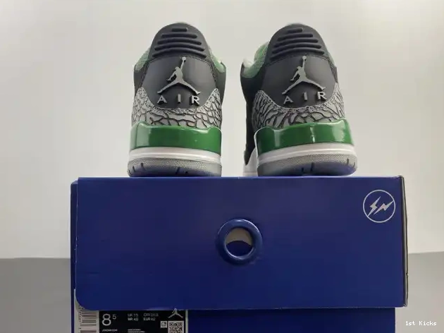 1st Kicks Shoes Jordan 3 Pine Air CT8532-030 Green 0617
